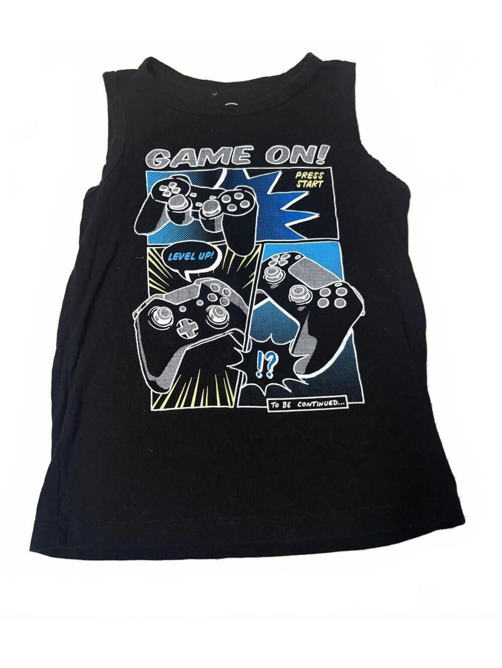 Wonder Nation Kids' Black Sleeveless Tank Top